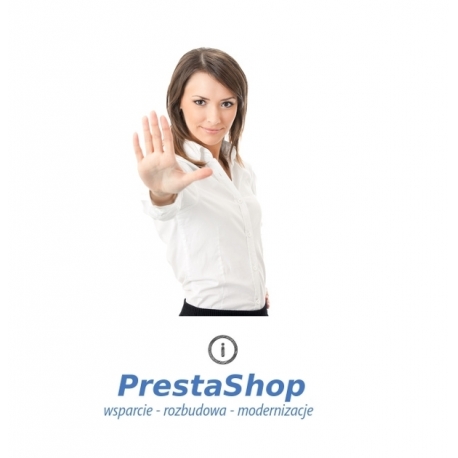 PrestaShop formularz kontaktowy zabezpieczenie przed spamem